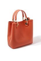 MyEA Eco Leather Vertical Shopper Tote Bag